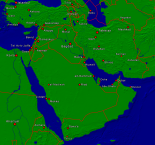 Naher Osten Städte + Grenzen 2000x1877